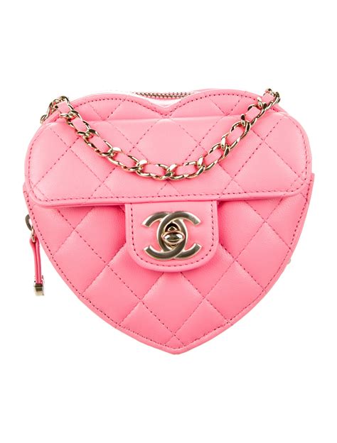 chanel love heart bag|chanel heart bag 2022.